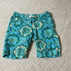 Old Navy Youth Boy's Blue Geometric Design Adjustable Waist Shorts Size 6